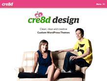 Tablet Screenshot of cre8d-design.com